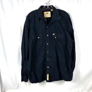 Larry Mahan XXL 2XL Pearl Snap Button Up Western Cowboy Shirt
